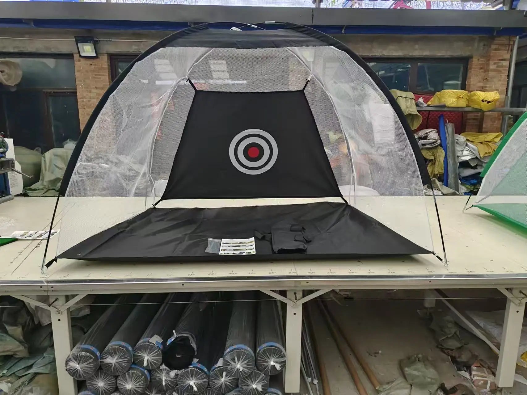 Elevate Your Game with Our 6.56Ft x 4.59Ft Golf Net and Hitting Mat - Perfect for Backyard Practice and Swing Training