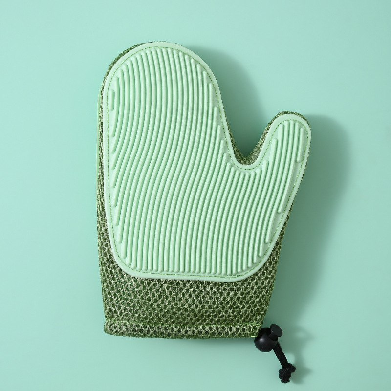 2-in-1 Pet Hair Removal Gloves — Mesh + TPR Brush
