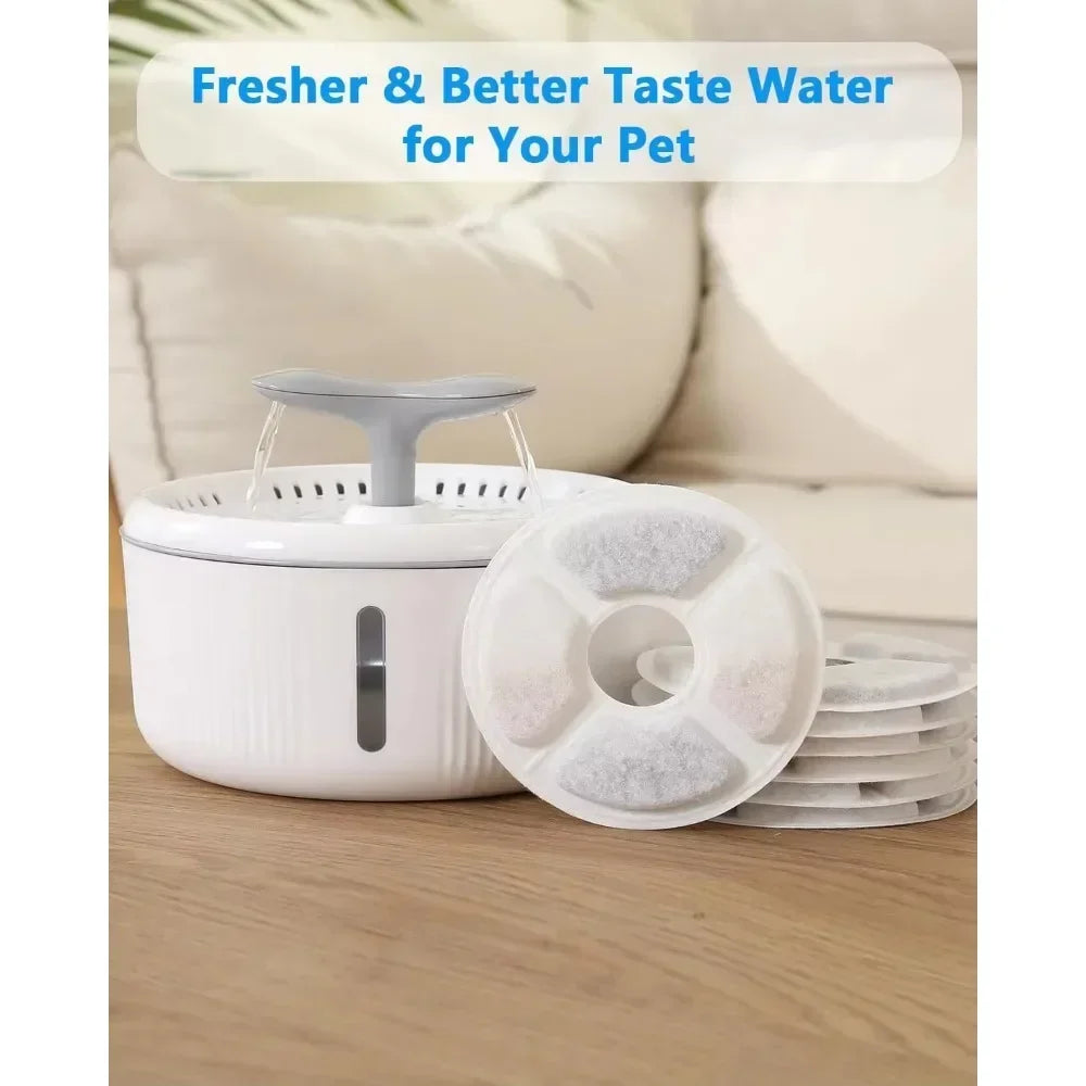 New Replacement Filter for Cat Dog Water Drinking Fountain Activated Carbon Replaced Filters Fountain Dispenser Feeders 6-12Pcs