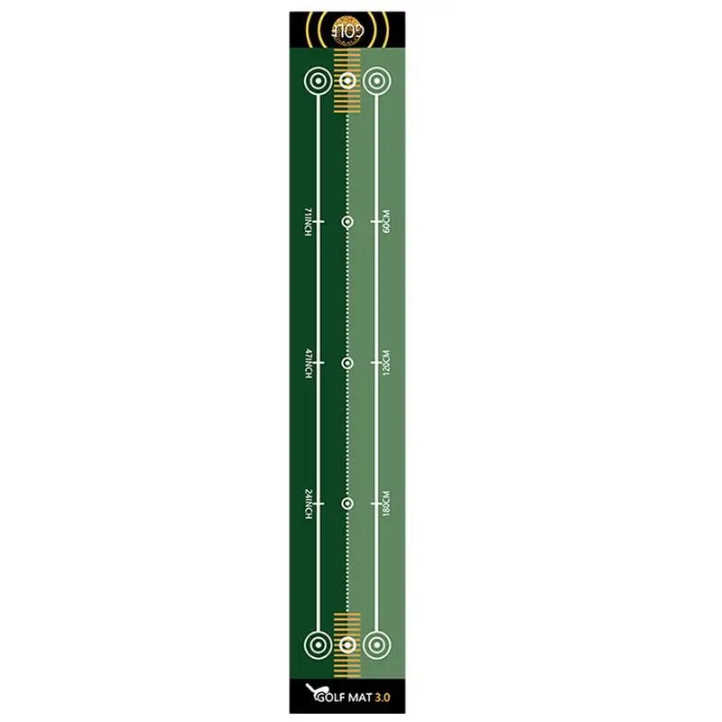 Golf Putting Green Training Mat Portable Golf Putting Mat Golf Training Equipment Indoor Anti-Slip Golf Putting Green Pad