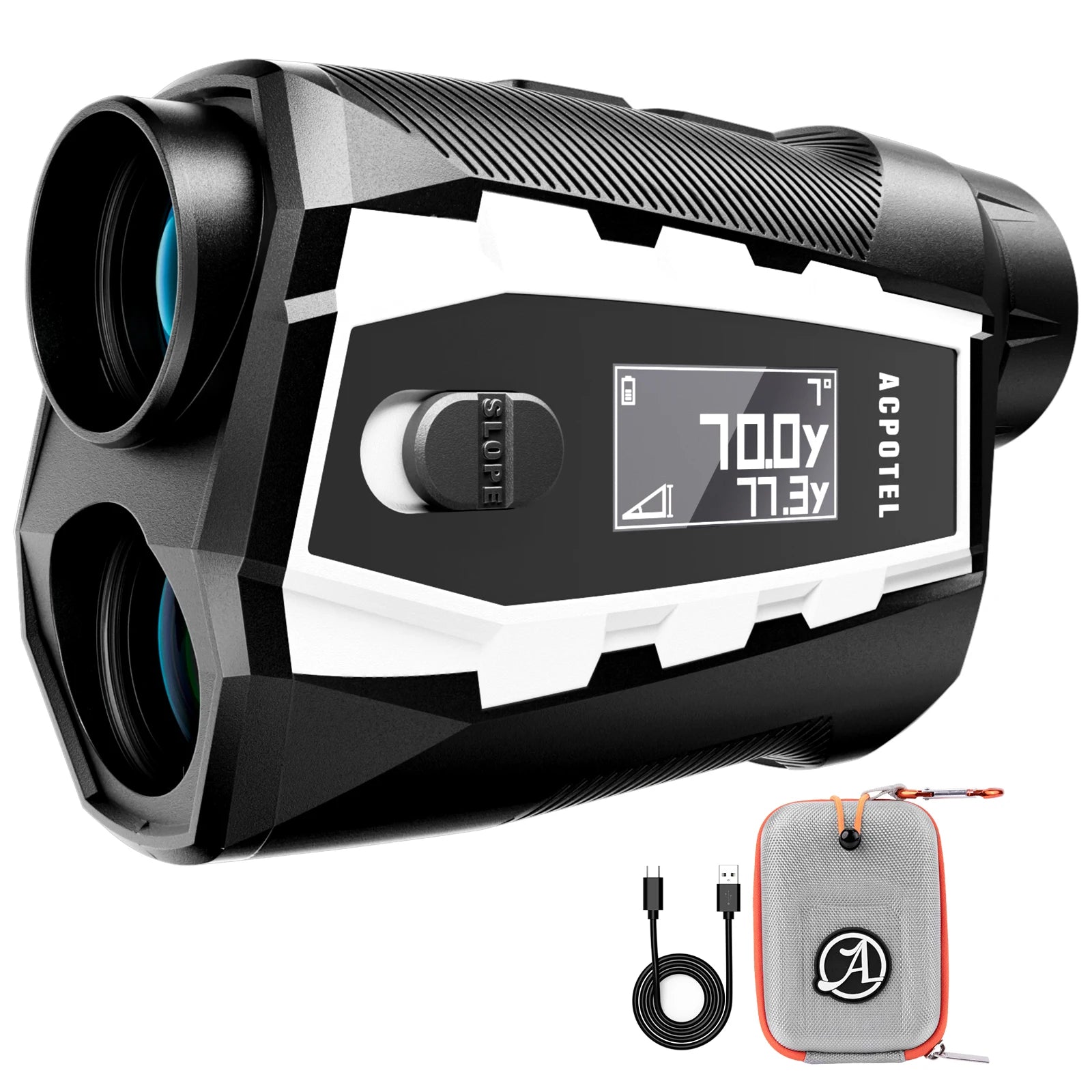 PF210 600M Golf Laser Rangefinder - Precision Distance Measurement for Golf and Hunting