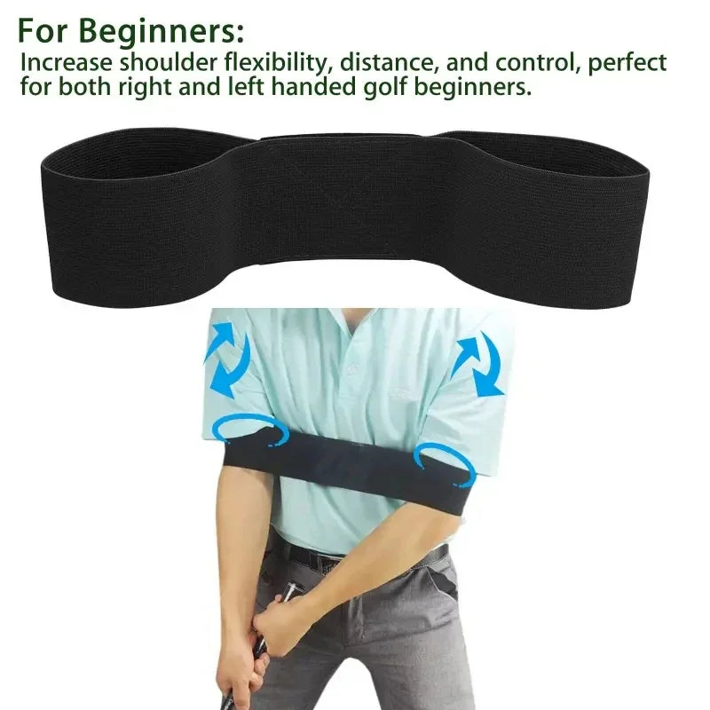 Elevate Your Golf Game with the Professional Elastic Golf Swing Trainer Arm Band for Men and Women - Perfect for Beginners!
