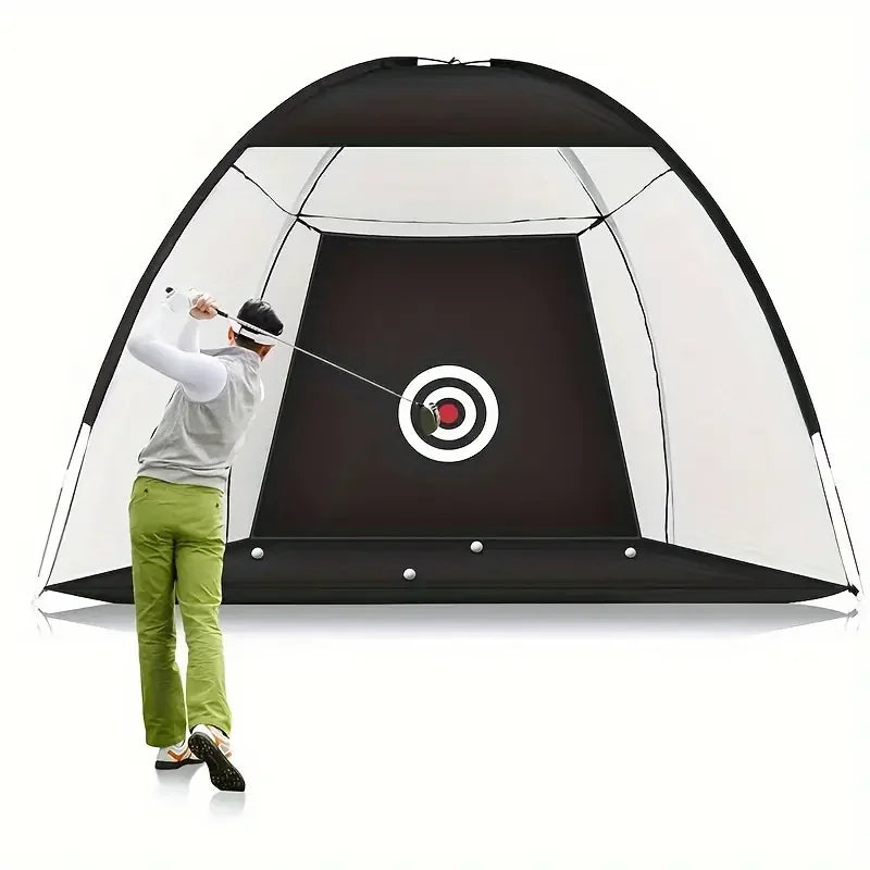 Elevate Your Game with Our 6.56Ft x 4.59Ft Golf Net and Hitting Mat - Perfect for Backyard Practice and Swing Training