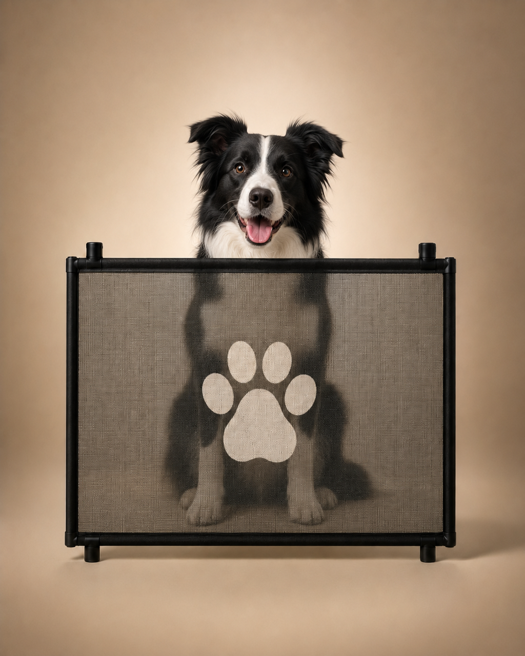 Indoor Pet Safety Gate — No-Drill Mesh Fence