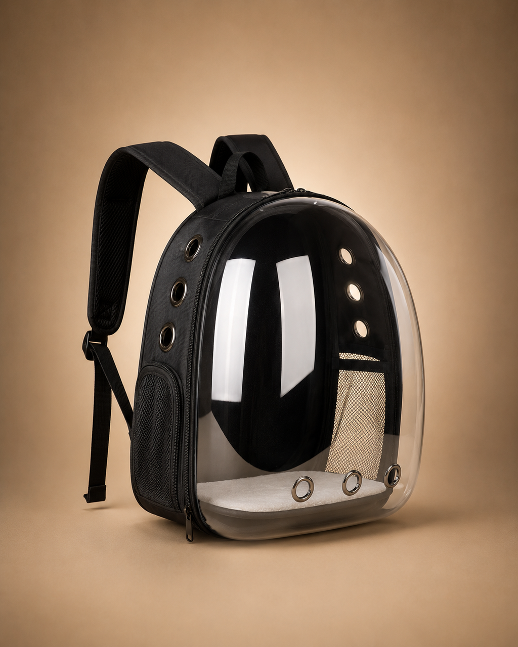 Space-Capsule Pet Backpack — Transparent Bubble Carrier