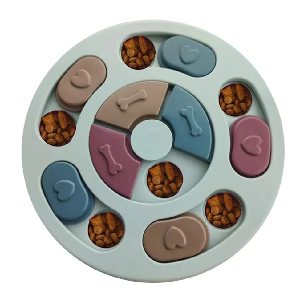 IQ Puzzle Slow Feeder Bowl — Mental Stimulation Toy