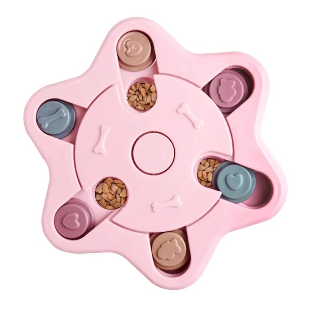 IQ Puzzle Slow Feeder Bowl — Mental Stimulation Toy