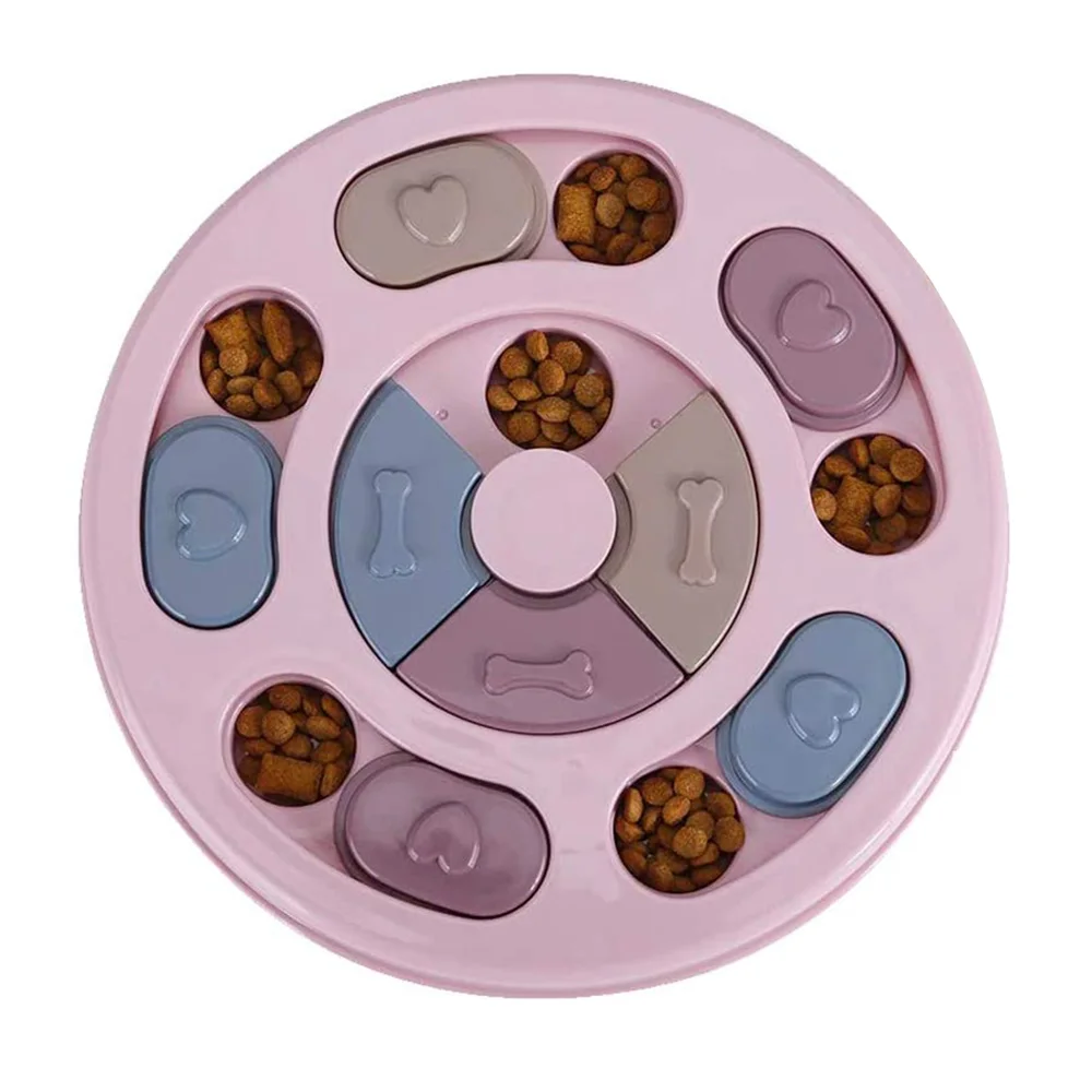 IQ Puzzle Slow Feeder Bowl — Mental Stimulation Toy