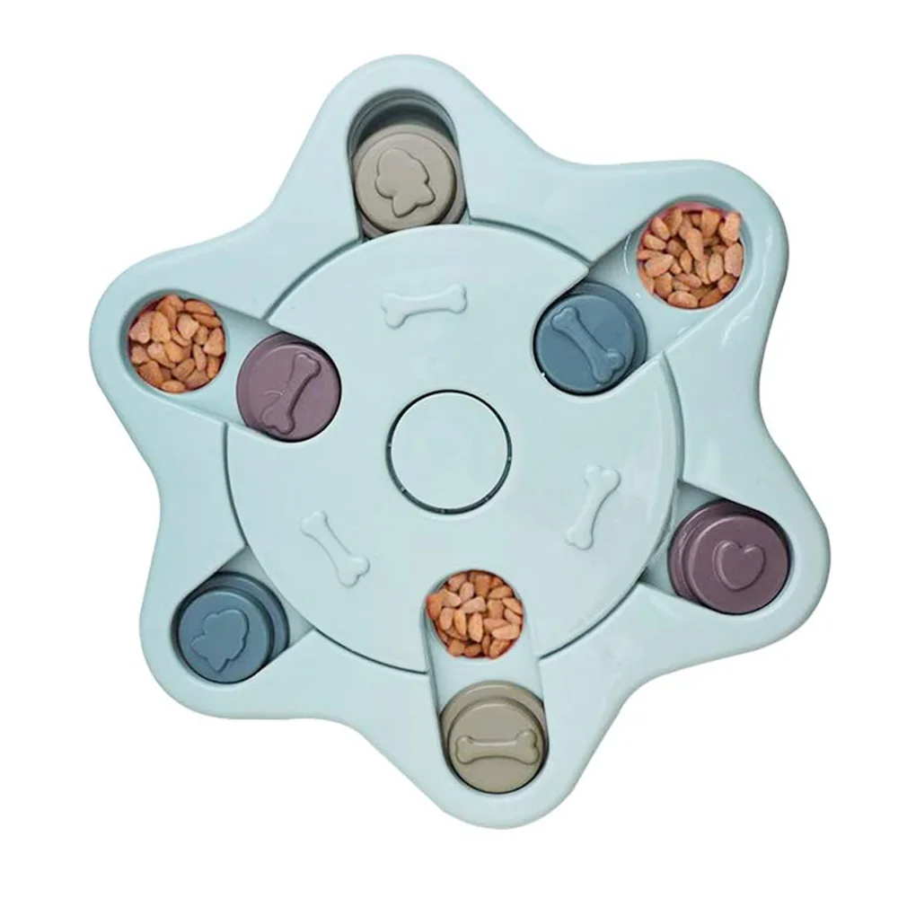 IQ Puzzle Slow Feeder Bowl — Mental Stimulation Toy
