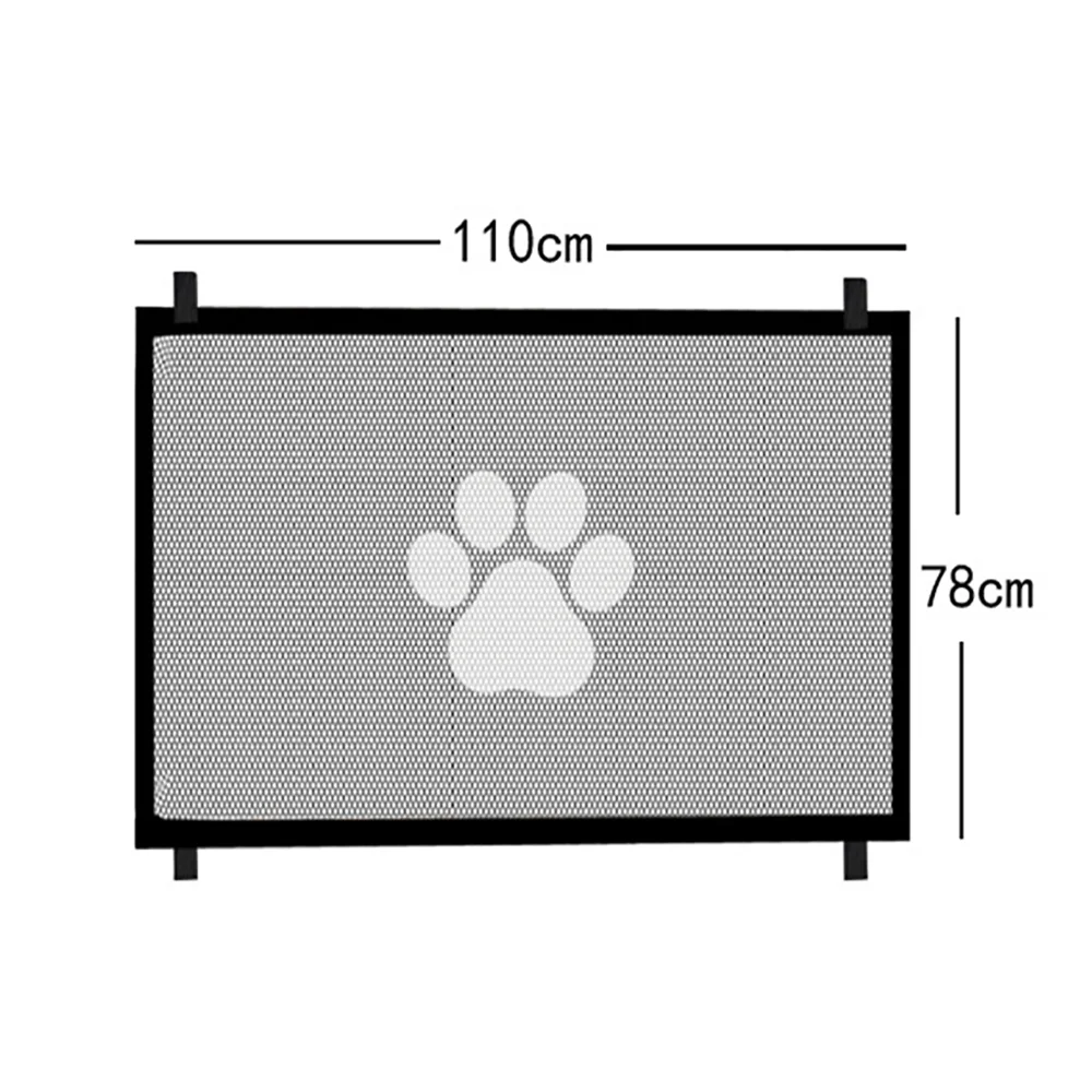 Indoor Pet Safety Gate — No-Drill Mesh Fence