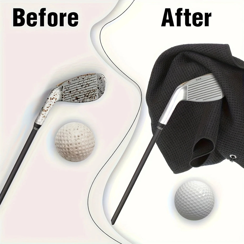 Elevate Your Game with Our Premium Microfiber Golf Towels - 30Cm x 30Cm (11.81In x 11.81In) Waffle Pattern - Perfect for Every Golfer!