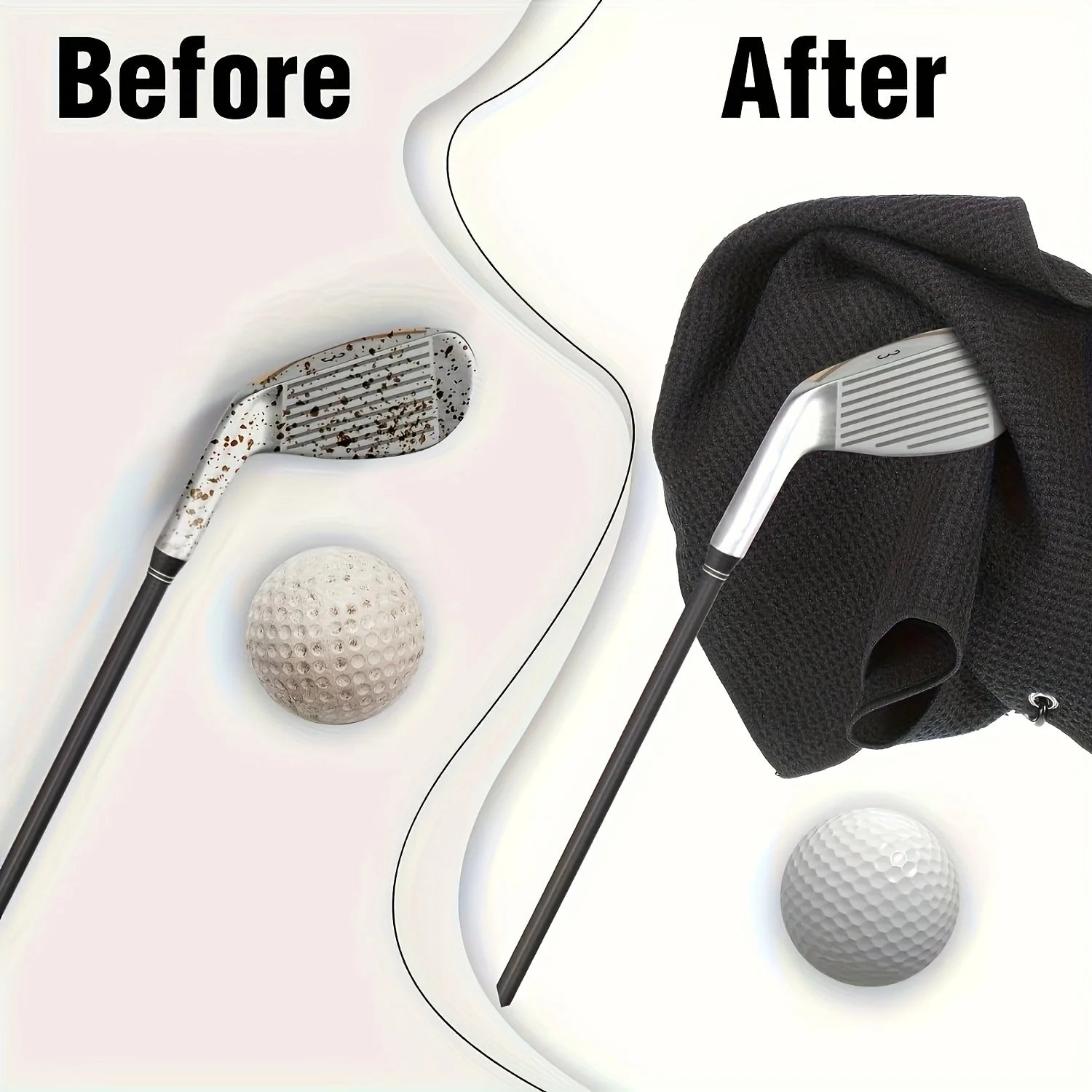 Elevate Your Game with Our Premium Microfiber Golf Towels - 30Cm x 30Cm (11.81In x 11.81In) Waffle Pattern - Perfect for Every Golfer!