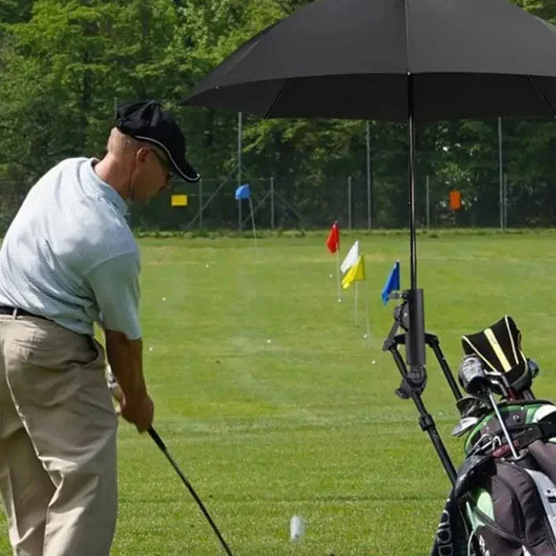 Universal Adjustable Golf Cart Umbrella Holder - Perfect for Golf Trolleys, Baby Prams, and Wheelchairs