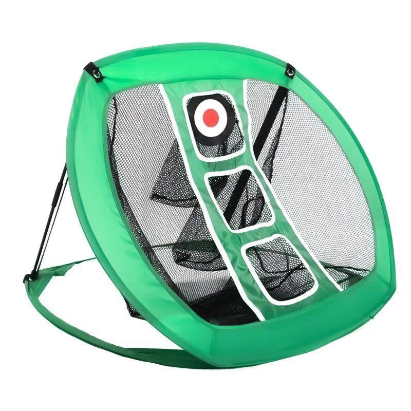 Elevate Your Game with Our Portable Nylon Golf Practice Net - Perfect for Indoor and Outdoor Chipping and Pitching Training!