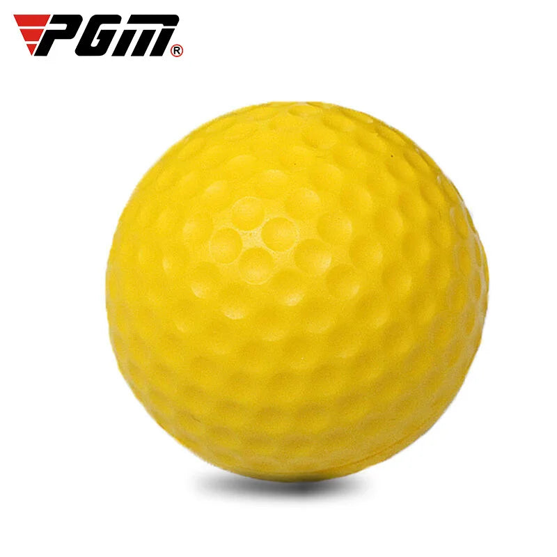 Enhance Your Golf Skills with 10 Yellow PU Foam Practice Balls for Indoor and Outdoor Training